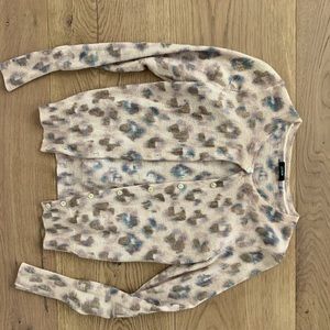 Jcrew leopard cardigan